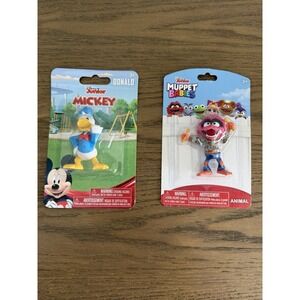Disney‎ Junior Action Figure Lot Donald Duck & Muppet Babies Animal New Sealed